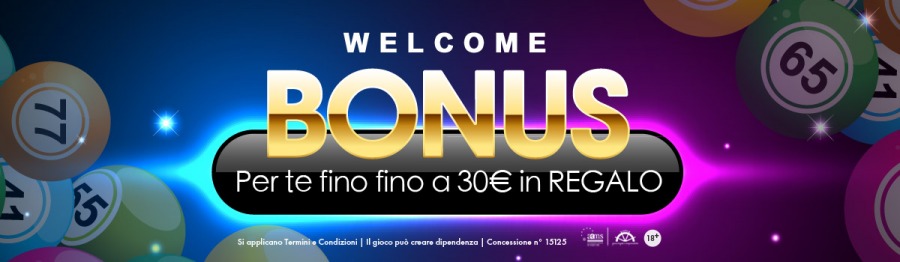 <p>BONUS BENVENUTO BINGO FINO A 30€</p>